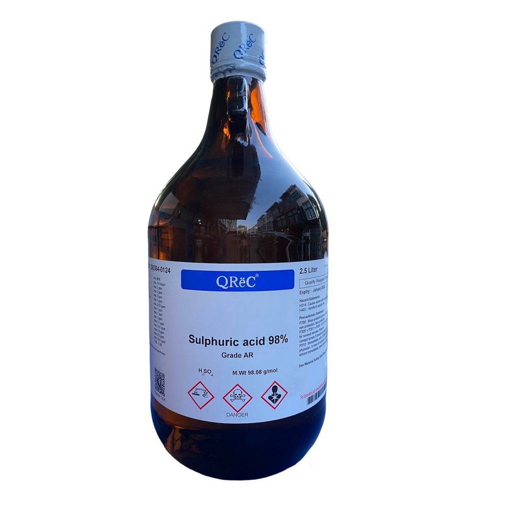 Sulphuric Acid 98% AR 2.5 lt. No.S7064-1-2501, QRec - cosmos-supply